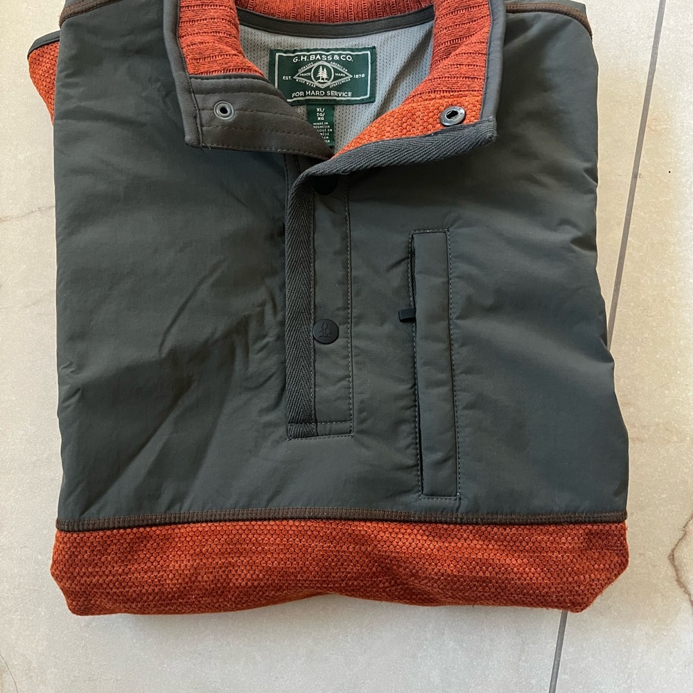 G.H. Bass & Co. Textured Orange Fabric